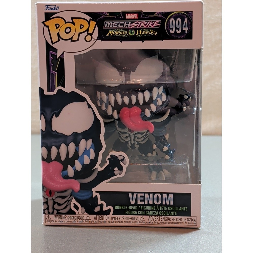 Funko Pop Marvel Mech Strike Monster Hunters‎ Venom 994 Bobble-Head Figure